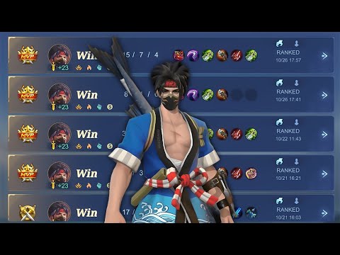 HAYABUSA BEST BUILD AND EMBLEM WINSTREAK SOLO..🔥