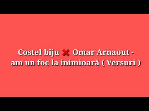 Costel Biju ❌ Omar Arnaout - Am un foc la inimioară ( Versuri )