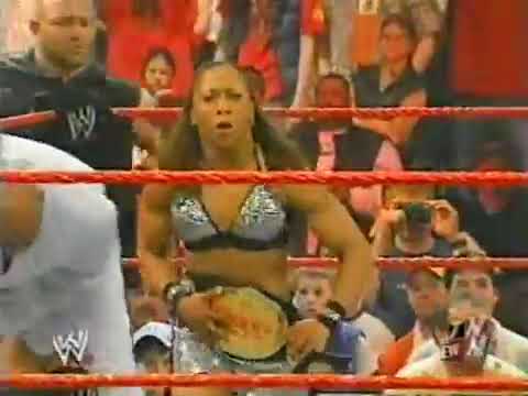 2003 05 05 RAW Trish Stratus vs Jazz with Theodore Long & Rodney Mack + Terri
