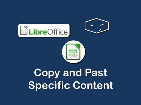 libreoffice calc copy and past specific content from selected cells