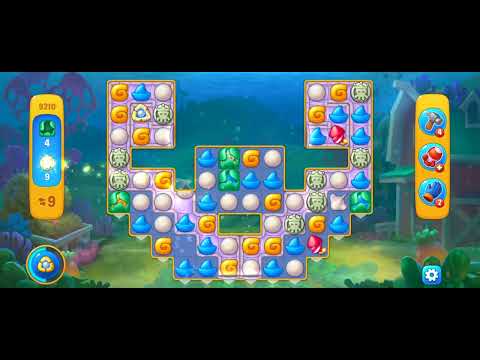 Fishdom Easy Level 9210 (with ingame lightning booster) @choraelmin