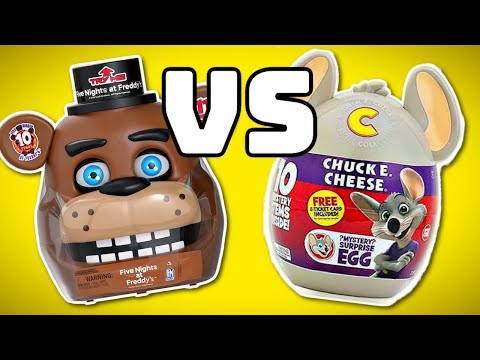 Chuck E. Cheese Mystery Egg vs FNAF Mystery Animatronic Head