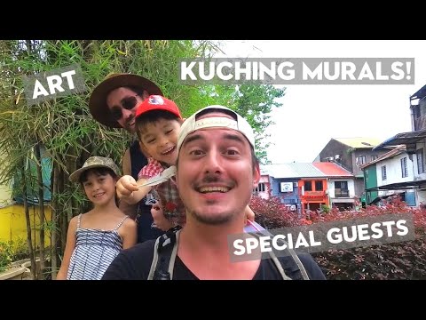 KUCHING MURALS | Artwork and Graffiti on walls in Downtown Kuching