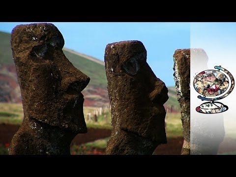 老齡化的搖滾明星--復活節島的破敗古蹟。 (Ageing Rock Stars - Easter Island's crumbling monuments)