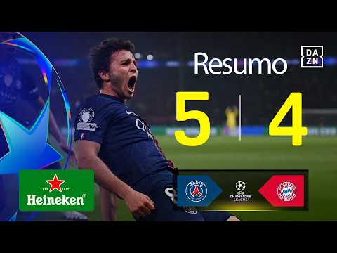 Resumo | PSG 5-4 Bayern | Champions League 25/26