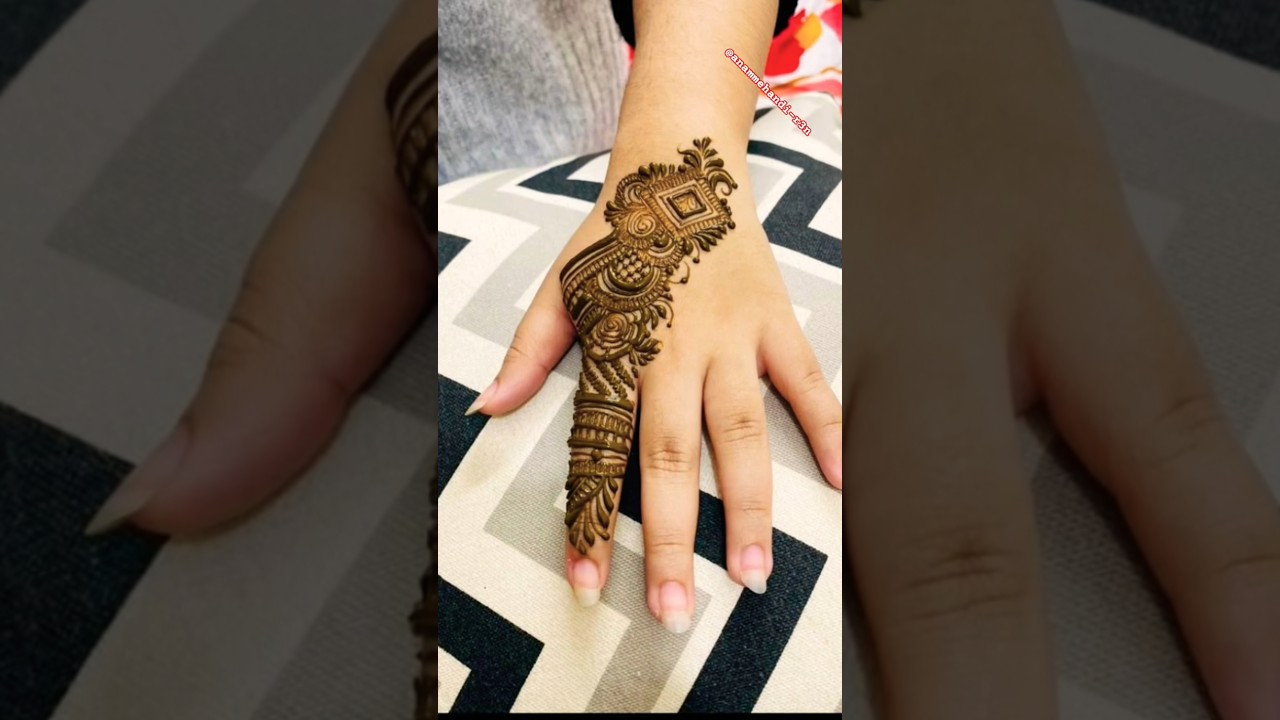 🌿New wedding mehandi design🥀♥️#beautifulmehndi #trendingshorts #trendingreels #trendinghenadesign