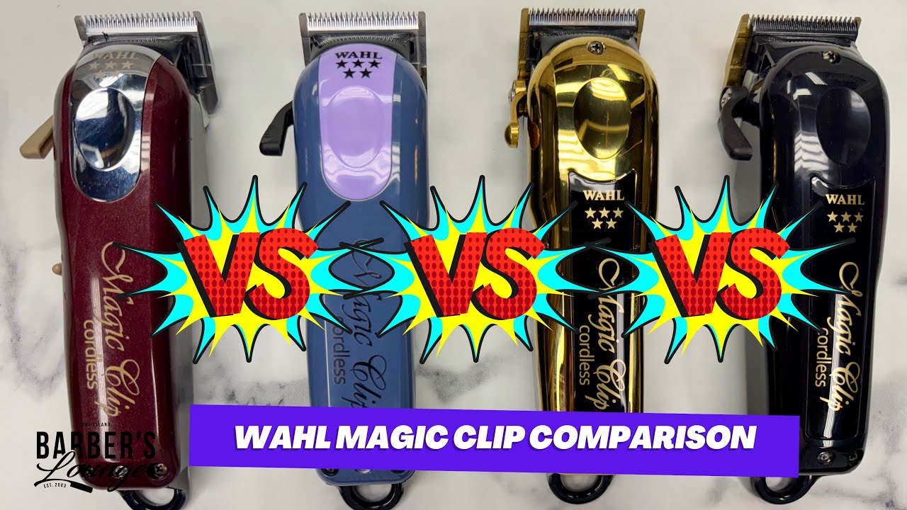 Wahl Magic Clip COMPARISON & REVIEW OG Burgundy, LE Limited Edition, Black & Gold Cordless Clipper💈🪄