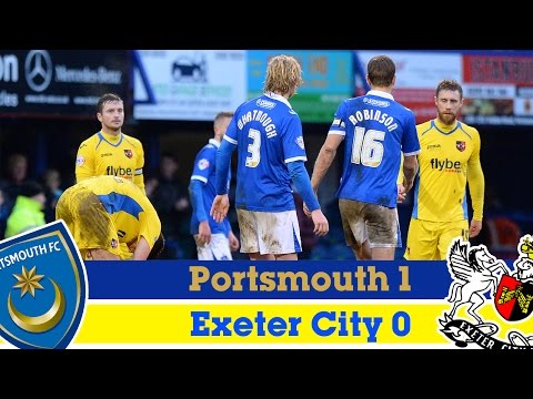 Portsmouth 1-0 Exeter City (14/2/15) - Sky Bet League 2 Highlights 2014/15