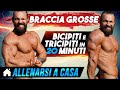Allenamento Braccia 20 minuti BICIPITI e TRICIPITI a casa