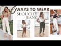 How To Style Slouchy Jeans + Pants