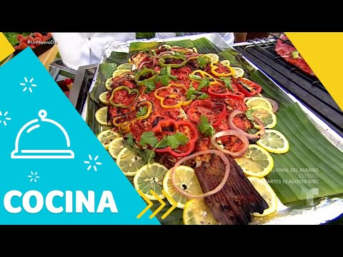 Cómo preparar un ‘Pescado Tikin Xic’ paso a paso | Un Nuevo Día | Telemundo