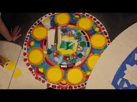 Task Force Atterbury: Afghan guests create a mobile mural of gratitude