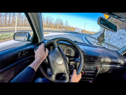 2003 Volkswagen Passat B5  [2.0 I 20V 131HP] | 0-100| POV Test Drive #1894 Joe Black