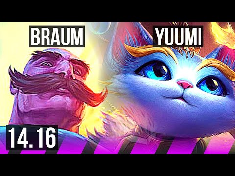 BRAUM & Kai'Sa vs YUUMI & Draven (SUP) | 73% winrate, 3/3/23 | TR Grandmaster | 14.16
