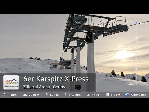 Karspitz X-Press Full Ride - Zillertal Arena | Built by Leitner in 1999