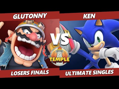 Temple: Hermès Edition Losers Finals - Glutonny (Wario) Vs. Ken (Sonic) SSBU Ultimate Tournament
