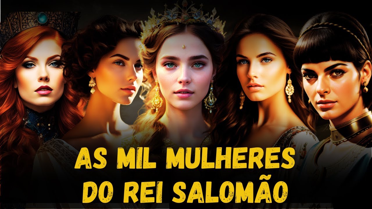 POR QUE DEUS PERMITIU QUE SALOMÃO TIVESSE 700 ESPOSAS E 300 CONCUBINAS? AS MIL MULHERES DE SALOMÃO.