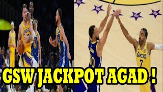 BREAKING: GSW JACKPOT NA MATAPOS MANALO VS LOS ANGELES LAKERS