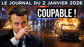 Macron : l’humiliation sécuritaire  - JT du vendredi 2 janvier 2026