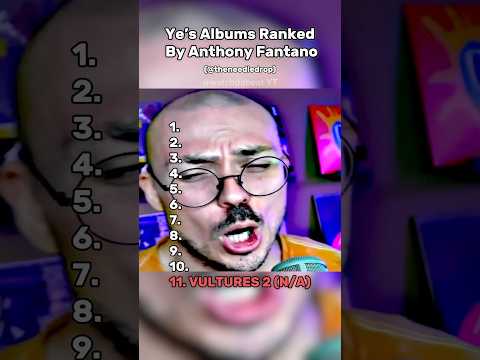 Ranking Kanye’s Albums by Anthony Fantano’s Reviews: Why Is Yeezus So Low?!