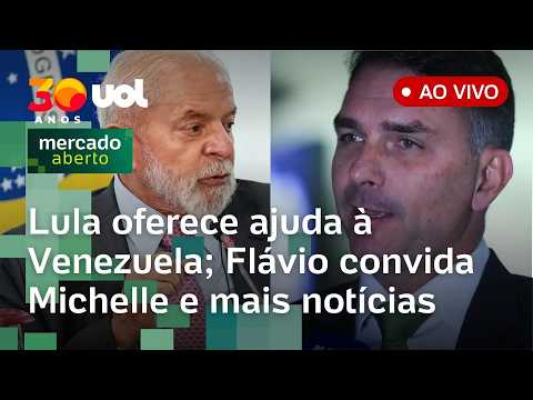 Flávio Bolsonaro quer reunião com Michelle: Terremoto na Venezuela: Lula oferece ajuda; Vorcaro e+
