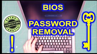 How To Remove and Reset The BIOS Password On A HP Compaq nx9005 nx9000 Series Laptop