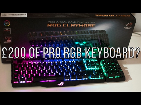 ASUS ROG Claymore Review - The £200 RGB Modular Keyboard!