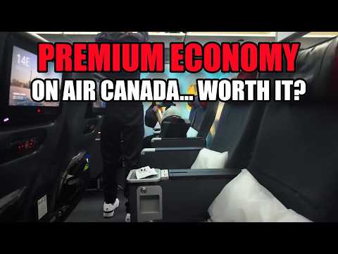 Seoul Incheon Airport to Toronto on Air Canada Premium Economy