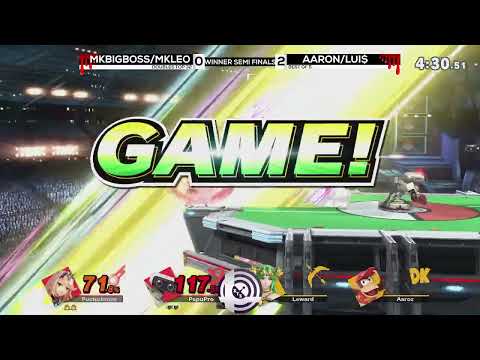 MKBigBoss / MkLeo vs Lui$ / Aaron - Ultimate Doubles Winners Semi-Final - MAJOR UPSET