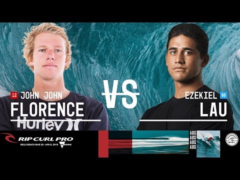 John John Florence vs. Ezekiel Lau - Round Three, Heat 7 - Rip Curl Pro Bells Beach 2018