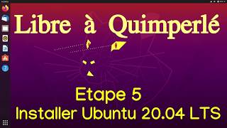 EFI un jeu d&#39;enfant Etape 5 installer Ubuntu 20 04 LTS