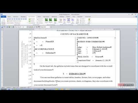 28 line pleading paper template
