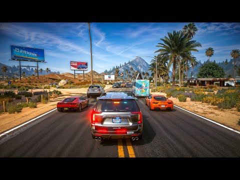 GTA 5 Realistic Sheriff Patrol | Blaine County LSPDFR Roleplay 4K