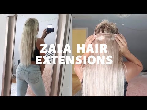 ZALA Clip-in Hair Extensions Review | Unboxing & Try On