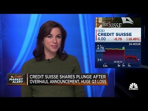 Credit Suisse's overhaul announcement provokes sell-off
