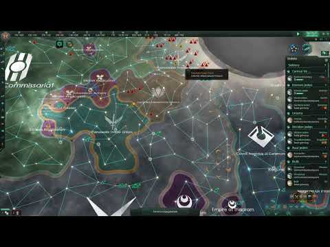 Stellaris PL-Federations-Hegemonia-Atak na Członka Rady Galaktycznej. #4.