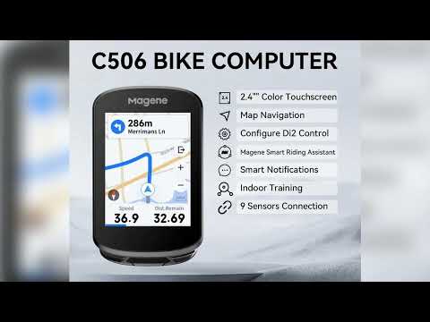 #Magene C506 GPS Bike Computer Navigation WiFi Speedometer Color Touchscreen MTB Road Bicycle Odome
