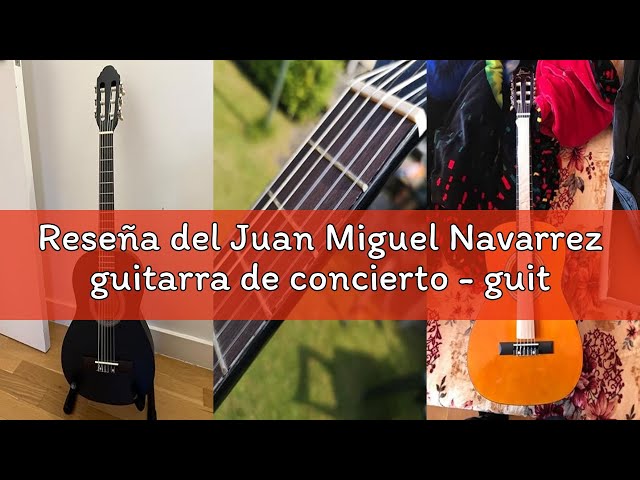 Vídeo relacionado con Juan Miguel Navarrez guitarra de concierto, guitarra clásica, 4/4 honey - natural, Starter Set (incl. funda, púas, libro con CD, afinador)
