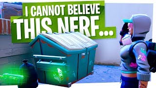 I can't believe this new nerf in Fortnite... RIP Pump Shotgun?