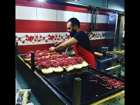 Istanbul Street Food, an Izmir classic Kumru (Sandwich)