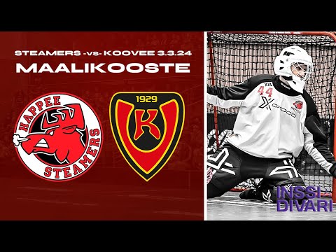 Happee Steamers vs Koovee 3.3.2024 | #Inssidivari #Floorball