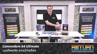 Commodore 64 Ultimate: Connecting drives and cartridges