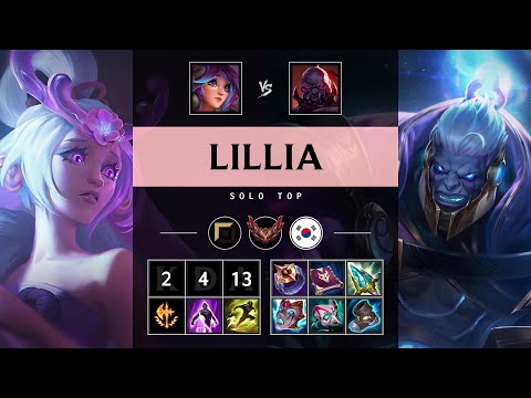 Lillia Top vs Sion - KR Grandmaster Patch 25.08