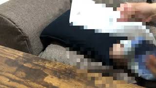 【実写】【茶番】ネッ友から送られてきたちょっといいアイマスク試して見た