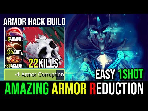 Full Armor Reduction Desolator+Solar Crest [Phantom Assassin] ARMOR HACK By Bulldog 22Kills - DotA 2