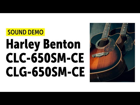 Harley Benton CLC-650SM-CE VS & CLG-650SM-CE BK - Sound Demo (no talking)