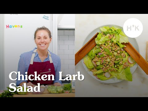 Healthy Chicken Larb Salad | Sweet, Spicy, and Tons of Flavor