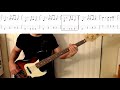 Earth, Wind & Fire - Let's Groove (Bass Cover) (Play-along tab)