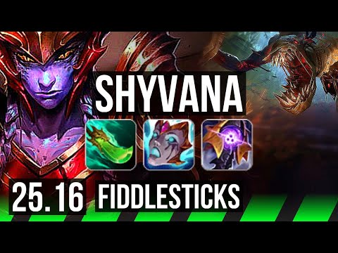 SHYVANA vs FIDDLESTICKS (JGL) | Comeback | EUW Master | 25.16