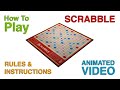 SCRABBLE Rules | How To Play Scrabble | Rules of Scrabble EXPLAINED